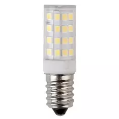 Лампа для холодильника светодиодная Эра E14 175-250 В 5 Вт капсула 400 лм теплый белый цвет света ERA