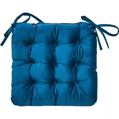Подушка на сиденье Linen Way «Ibiza 1» 40x36 см цвет бирюзовый
