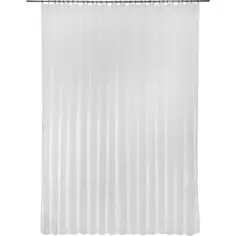 Тюль на ленте для кухни 140х180 см вуаль цвет белый ТОРГОВЫЙ ДОМ ТЕКСТИЛЬ