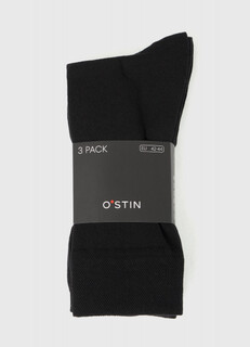 Комплект базовых носков, Черный O'stin