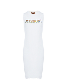Платье с лого из стразов Missoni