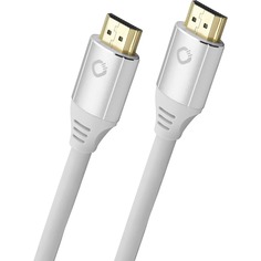 HDMI кабели Oehlbach PERFORMANCE Black Magic MKII, UHS HDMI 5,0m white, D1C92497