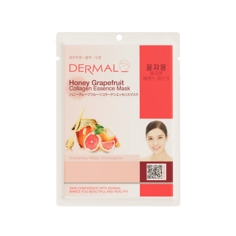 Маска для лица DERMAL Тканевая маска с экстрактом меда, грейпфрута и коллагеном 23.0