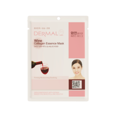 Маска для лица DERMAL Тканевая маска с экстрактом красного вина и коллагеном 23.0