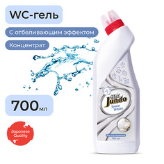 Чистящее средство для туалета JUNDO Средство для унитаза, с отбеливающим эффектом, гель для чистки ванной, туалета, концентрат 700.0