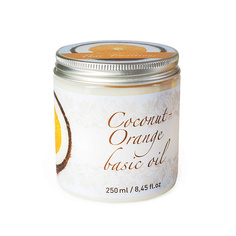 Масло для тела THAI TRADITIONS Кокосовое масло массажное натуральное для тела лица волос от растяжек Кокос-Апельсин 250.0
