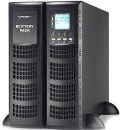 Источник бесперебойного питания Crown CMUOA-300X-6K On-Line 6000VA/5400W, корпус металл, TOWER&RACK, 3U+3U, АКБ 20*12V/7AH, PF-0.9, AVR 110-300V, порт