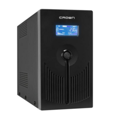 Источник бесперебойного питания Crown CMU-SP800EURO LCD CM000001493 line-Intractive, 800VA450W, 3*EURO+1*IEC bypass, LCD-дисплей