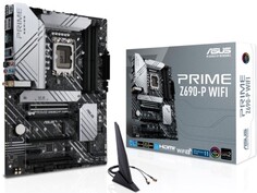 Материнская плата ATX ASUS PRIME Z690-P WIFI (LGA1700, Z690, 4*DDR5(6000), 4*SATA 6G, 3*M.2, 5*PCIE, 7.1CH, 2.5Glan, WiFi, BT, 3*USB 3.2, USB Type-C,