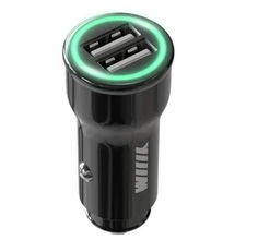 Зарядное устройство автомобильное Wiiix UCC-5-2-01-ANT 2.4A (PD) 2xUSB черное