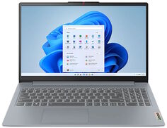 Ноутбук Lenovo IdeaPad Slim 3 15AMN8 82XQ00BBRK Ryzen 5 7520U/16GB/512GB SSD/Radeon 610M/15.6" FHD IPS/WiFi/BT/cam/noOS/grey