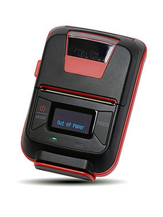 Принтер для печати чеков Mertech MPRINT E200 Bluetooth мобильный, ширина печати 48 мм, USB 2.0, Bluetooth 3.0/4.0, скорость печати до 100 мм/сек, 1300 Mercury