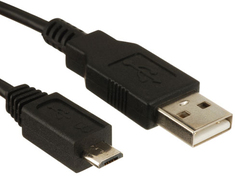 Кабель интерфейсный Zebra P106 P1063406-045 Micro USB-B to USB-A Plug 1.8M Зебра