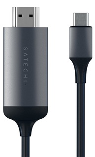 Кабель Satechi ST-CHDMIM USB Type-C to HDMI, поддержка разрешения 4K, длина 1.8м, серый космос