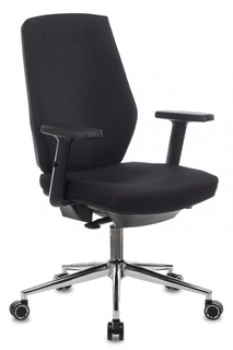 Кресло офисное Бюрократ CH-545SL/1D цвет черный 38-418, крестовина металл хром