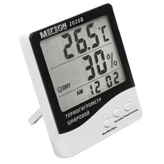 Измеритель температуры и влажности воздуха МЕГЕОН 20208 (термогигрометр), цифровой