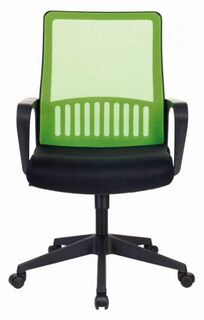 Кресло офисное Бюрократ MC-201 цвет салатовый, TW-03A сиденье черный TW-11 сетка/ткань крестовина пластик
