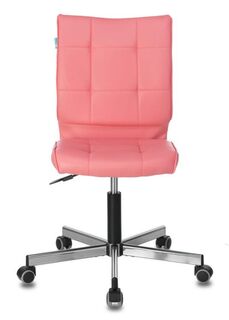 Кресло офисное Бюрократ CH-330M/LPINK цвет светло-розовый, Diamond 357 эко.кожа крестовина металл