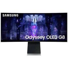 Монитор 34" Samsung Odyssey G3 S34BG850SI IPS, 3440x1440, 21:9, 250cd, 1000:1, 1ms, 178°/178°, 175Hz, HDMI, DP, 2*USB, HAS, Pivot, silver