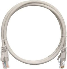 Кабель патч-корд U/UTP 6a кат. 0.5м NIKOMAX NMC-PC4UA55B-005-C-GY 2хRJ45/8P8C 24AWG(7х0.195мм), чистая медь, LSZH нг(А)-HFLTx, серый