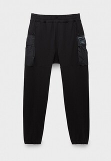 Брюки C.P. Company metropolis series stretch fleece mixed cargo sweatpants black