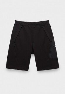 Шорты C.P. Company metropolis series stretch fleece mixed cargo shorts black