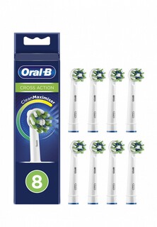 Комплект насадок для зубной щетки Oral B CrossAction EB 50-8 (8 шт.)