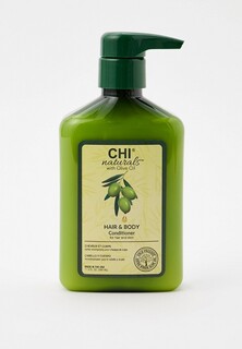 Кондиционер для волос Chi Naturals with Olive Oil с маслом оливы, 340 мл