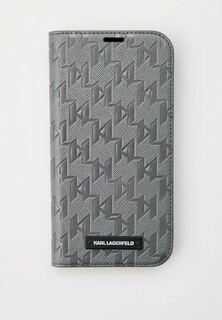 Чехол для iPhone Karl Lagerfeld 14 Pro, книжка из экокожи