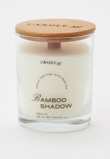 Свеча ароматическая Candle Me Тень бамбука, с деревянным фитилем