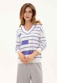 Пуловер Odalia М0465/белый/лиловый