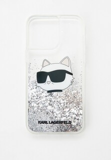 Чехол для iPhone Karl Lagerfeld 14 Pro Max, с жидкими блестками