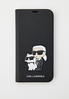 Чехол для iPhone Karl Lagerfeld 14 Pro Max, книжка из экокожи