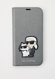 Чехол для iPhone Karl Lagerfeld 14 Pro Max, книжка из экокожи