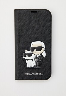 Чехол для iPhone Karl Lagerfeld 14 Pro, книжка из экокожи