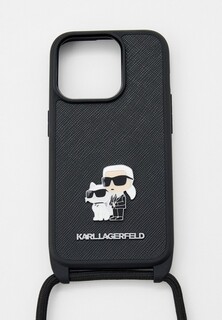 Чехол для iPhone и ремешок Karl Lagerfeld 15 Pro, кросс-боди