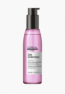 Сыворотка для волос LOreal Professionnel L'Oreal разглаживающая LOreal Professionnel Serie Expert Liss Unlimited для сияния и защиты от влажности, 125 мл