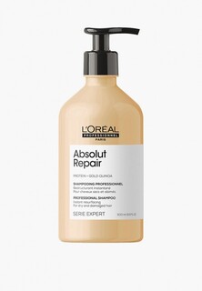 Шампунь LOreal Professionnel L'Oreal для восстановления Поврежденных волос, Serie Expert Absolut Repair, 500 мл