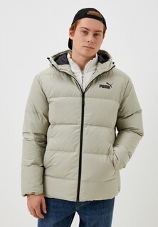 Пуховик PUMA Hooded Down Puffer Pebble Gray