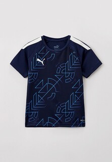 Футболка спортивная PUMA teamLIGA Graphic Jersey Jr PUMA Navy-PUM