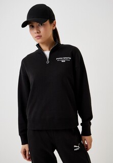 Олимпийка PUMA PUMA TEAM Half-Zip PUMA Black