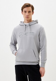 Худи PUMA MAPF1 Logo Hoodie Mercedes Team Silver