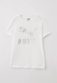 Футболка PUMA CLASSICS Iridescent Logo Tee G PUMA Whit