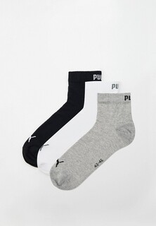 Носки 3 пары PUMA UNISEX QUARTER PLAIN 3P