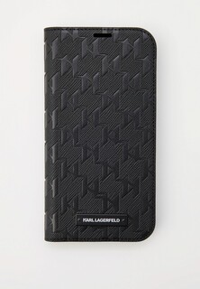 Чехол для iPhone Karl Lagerfeld 14 Pro, книжка из экокожи