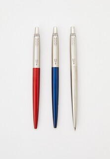 Ручки 2 шт. и карандаш Parker механический, Jotter London Trio, Подарочный, цвет чернил - синий