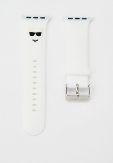 Ремешок для часов Karl Lagerfeld Apple Watch 42/44/45/49 мм, силиконовый 3D Choupette