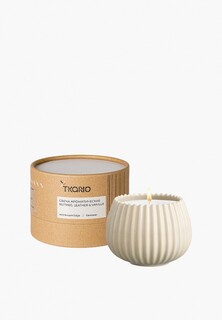 Свеча ароматическая Tkano Nutmeg, Leather & Vanilla