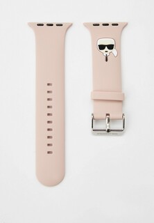 Ремешок для часов Karl Lagerfeld Apple Watch 42/44/45/49 мм, силиконовый 3D Karl