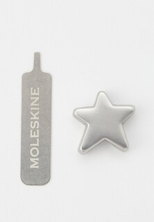 Значок Moleskine для блокнота, Pins Star Silver